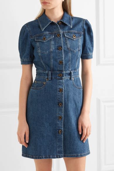 miu miu wide leg jeans|miu denim mini dress.